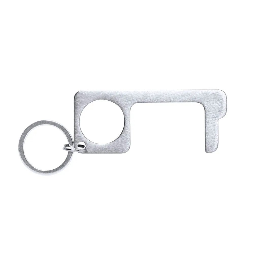 Llavero Higienico Anticontacto Bigox Acero Inoxidable 3,20X7,60 CM