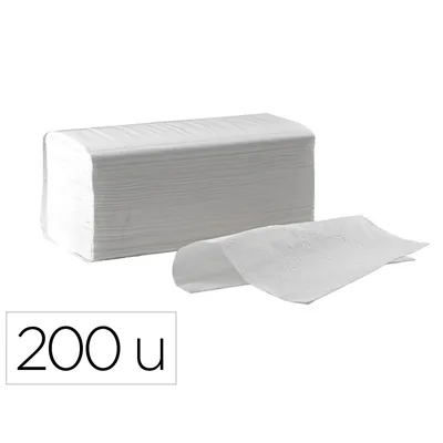 DAHI Toalla de Papel Secamanos Dahi Z Celulosa 2 Capas Caja con 20 Paquete de 200 Unidades