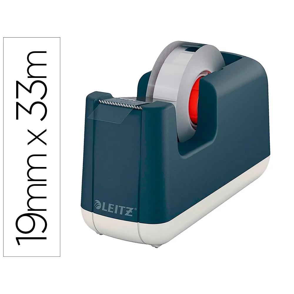 Portarrollo Sobremesa Leitz Cosy Plastico para Cintas 33 M Color Gris