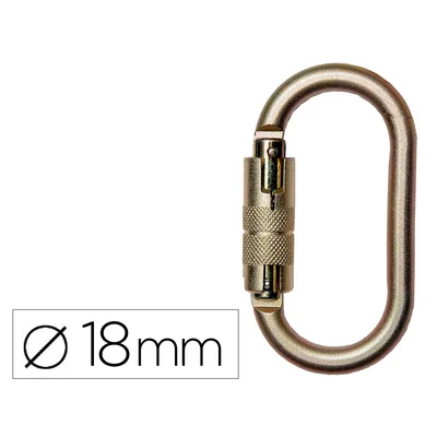 ACER Mosqueton Faru Acero Galvanizado Automatico Virola 18 MM Resistencia 25 Kn