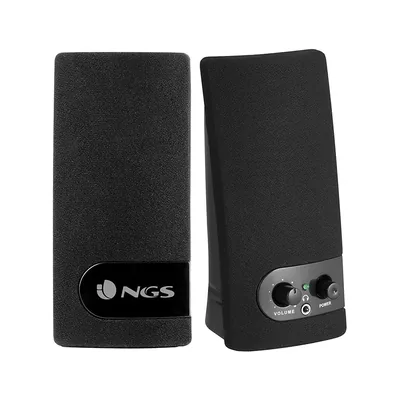 NGS Altavoz Ngs Multimedia 2.0 Rms 2W Alimentacion Usb con Interruptor Volumen Color Negro