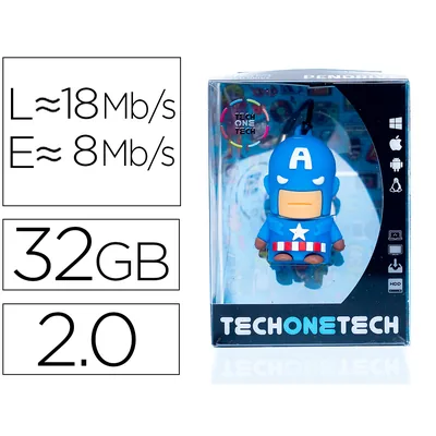 TECH ON TECH Memoria Usb Tech On Tech Super a 32 Gb