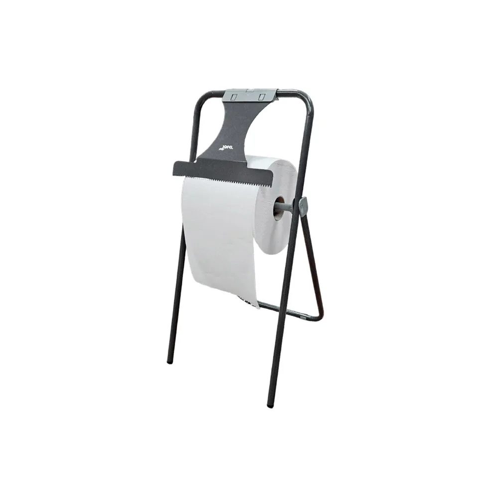Portabobina Industrial Jofel Metalico Suelo con Sierra de Corte para Bobinas de Hasta 500 M 850X418X445 MM