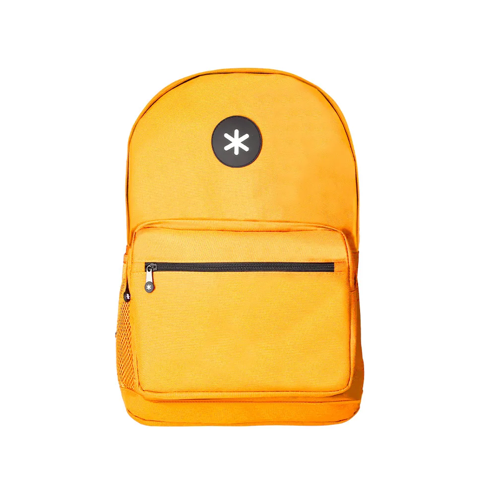 Mochila Antartik con Asa y Bolsillo Frontal con Cremallera Color Mostaza 320X140X430 MM