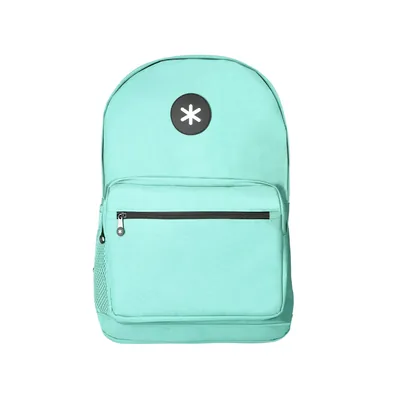 ANTARTIK Mochila Antartik con Asa y Bolsillo Frontal con Cremallera Color Verde Menta 320X140X430 MM