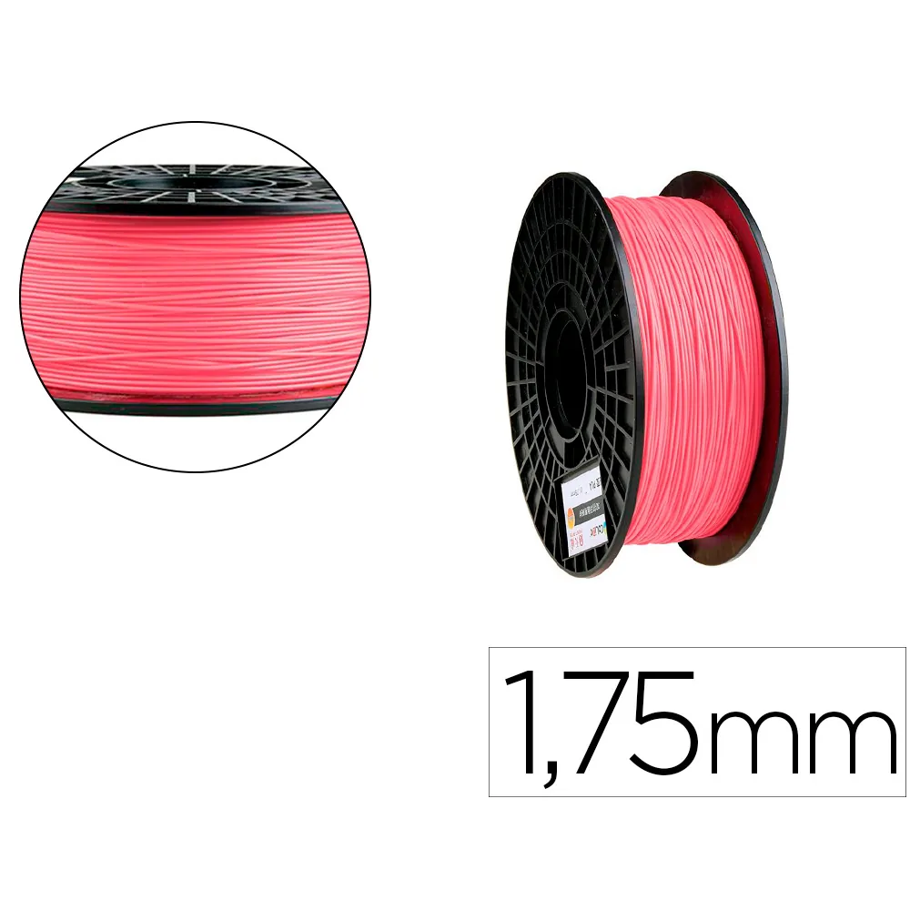 Filamento 3D Colido Pla Termocromico 1,75 MM 1 KG Rosa