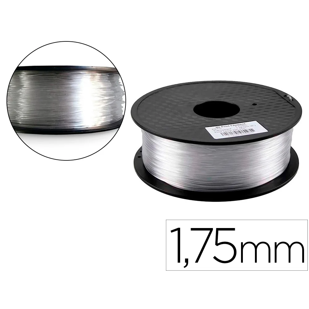 Filamento 3D Colido Petg 1,75 MM 1 KG Transparente