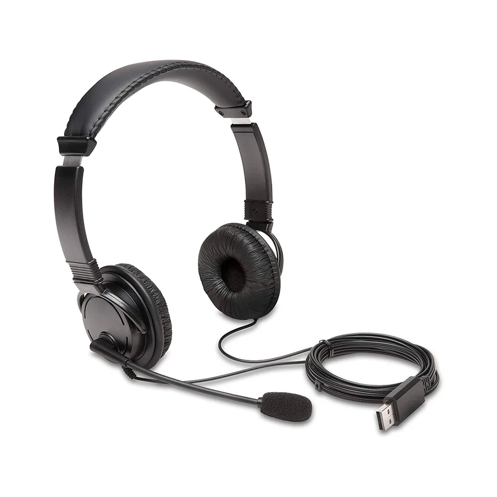 Auricular Kensington Hi-fi con Microfono Usb Cable 180 CM