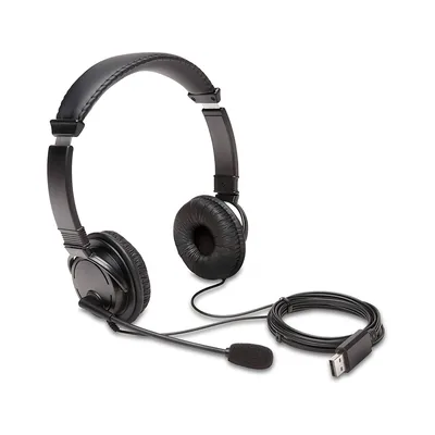 KENSINGTON Auricular Kensington Hi-fi con Microfono Usb Cable 180 CM