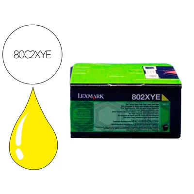 LEXMARK Toner Laser Lexmark 80C2XYE Amarillo 4000 Paginas