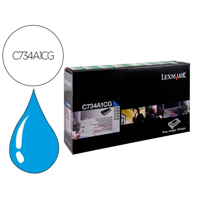 LEXMARK Toner Laser Lexmark C734 Cian 6000 Paginas