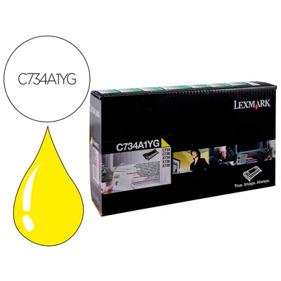 LEXMARK Toner Laser Lexmark C734 Amarillo 6000 Paginas