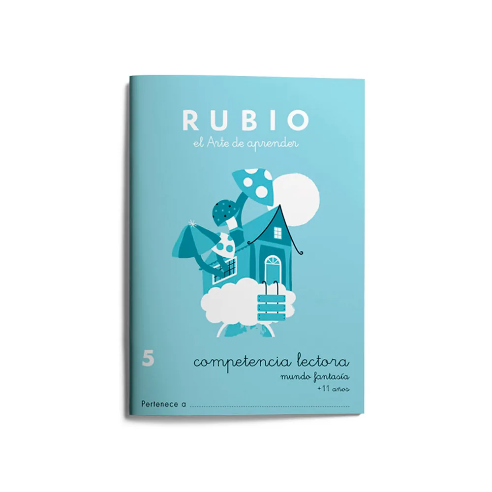 Cuaderno Rubio Competencia Lectora 5 Mundo Fantasia