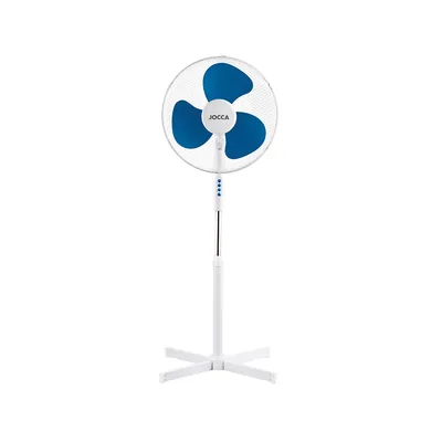 JOCCA Ventilador de Pie Jocca 3 Velocidades Cabezal Reclinable 40W Diametro 400 MM 420X520X1200MM