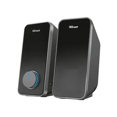 TRUST Altavoces Trust Arys 2.0 Potencia Maxima 28W Control de Volumen y Conexion Auriculares Usb Color Negro