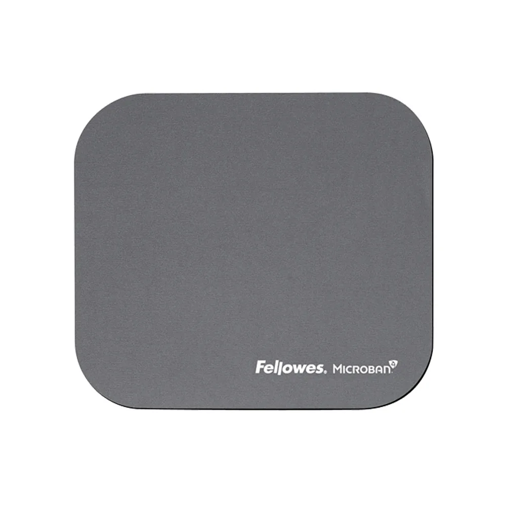 Alfombrilla para Raton Fellowes con Proteccion Microban Color Gris 226X192X3 MM
