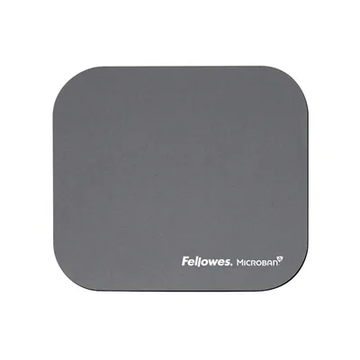 FELLOWES Alfombrilla para Raton Fellowes con Proteccion Microban Color Gris 226X192X3 MM