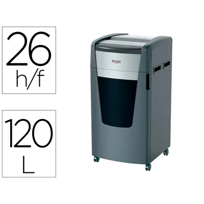 REXEL Destructora de Documentos Rexel Momentum Extra XP426+ Capacidad Corte 26 H P4 Destruye Grapas Clips CD y