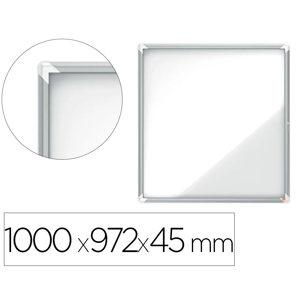 Vitrina de Anuncios Nobo Premium Plus Magnetica de Exterior 12 X DIN A4 1000X972X45 MM