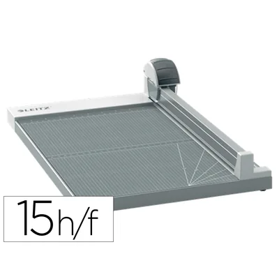 LEITZ Cizalla de Rodillo Leitz Precision Office A4+ Base Madera Plastificada Longitud Corte 381 MM Capacidad de