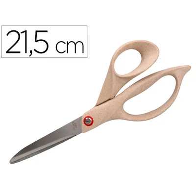 ACER Tijera Oficina Liderpapel Acero Inoxidable Mango Eco Material 8" 21,5 CM en Blister