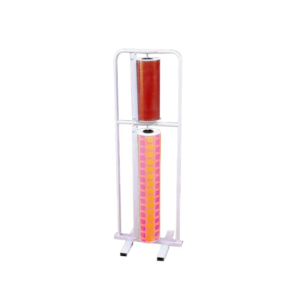 Portarrollo Metal de Suelo Vertical Corta Papel para Bobinas de 64-32 CM