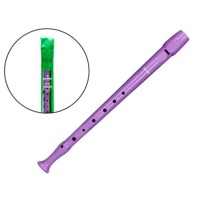 HOHNER Flauta Hohner 9508 Color Lavanda Funda Verde y Transparente