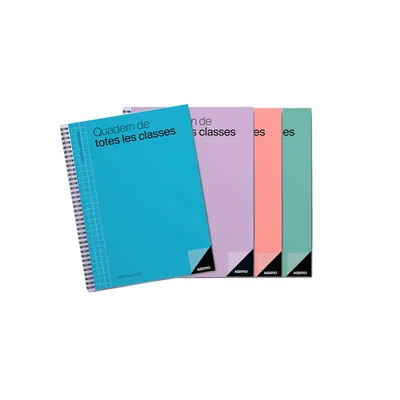 ADDITIO Cuaderno de Todas las Clases Profesorado Catalan Additio 136 Paginas Semana Vista Color Azul 225X310 MM