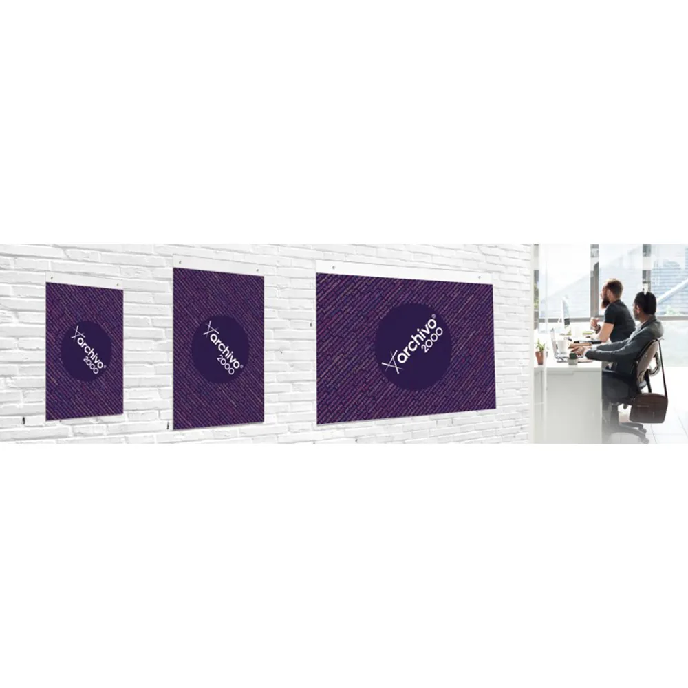 Expositor Mural Archivo 2000 con Taladros Ultra Transparente DIN A4 Vertical 210X320 MM
