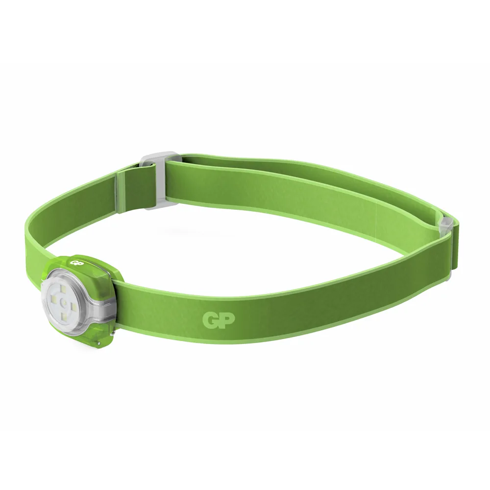 Linterna de Cabeza Gp Infantil Led 40 Lumenes 2 Niveles Intensidad Color Verde