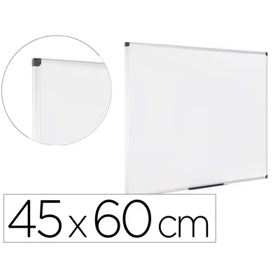 Sin marca Pizarra Blanca Bi-office Earth Lacada Magnetica Marco de Aluminio 45X60 CM