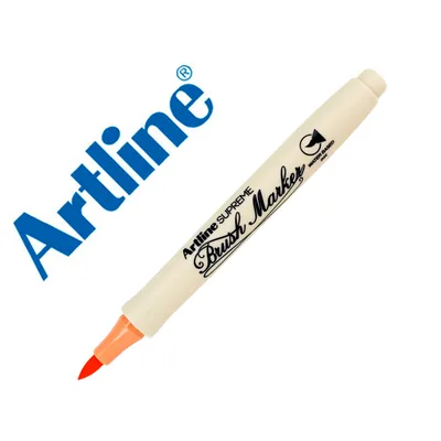 ARTLINE Rotulador Artline Supreme Brush Epfs Pintura Base de Agua Punta Tipo Pincel Trazo Fino Albaricoque
