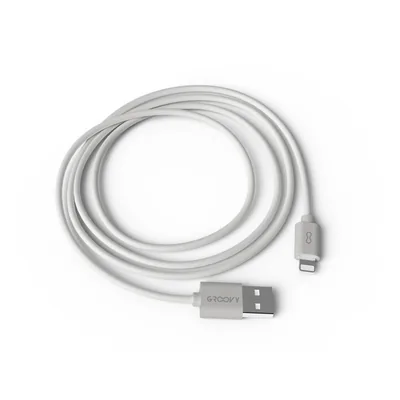 GROOVY Cable Groovy Usb 2.0 a Apple Lightning Longitud 1,5 M Color Blanco