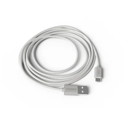 GROOVY Cable Groovy Usb-a a Micro Usb Longitud 1,5 M Color Blanco
