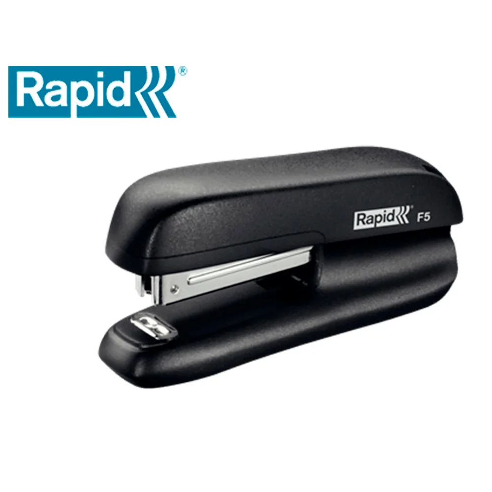 Grapadora Rapid F5 Mini Plastico Capacidad de Grapado 10 Hojas Usa Grapas Nº 10 Color Negro