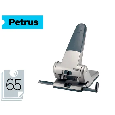 PETRUS Taladrador Petrus 305 Metalico Capacidad de 65 Hojas Color Plata