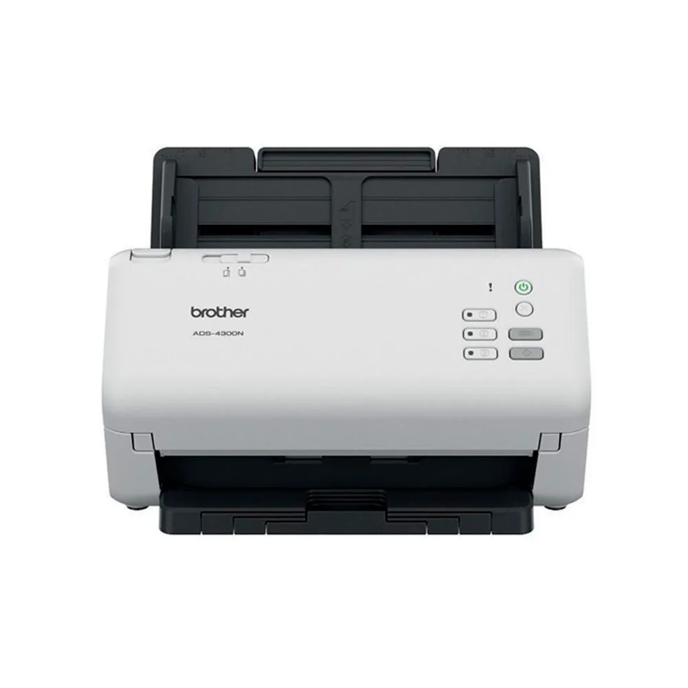 Escaner Brother Sobremesa ADS4300N Doble Cara Tamaño A4 Resolucion 600 Ppp Velocidad 40 Ppm Usb 2.0