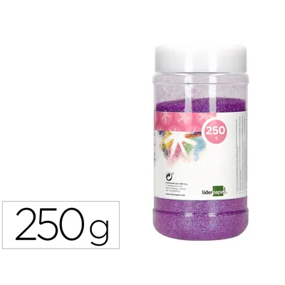 FANTA Purpurina Liderpapel Fantasia Color Metalico Violeta Pastel Bote de 250 GR