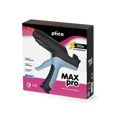 PLICO Pistola de Silicona Caliente Plico Max Pro 100W