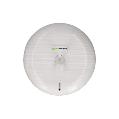 BUNZL Dispensador Papel Higienico Industrial Greensource Extraccion Central Compacto Fabricado en Abs Blanco