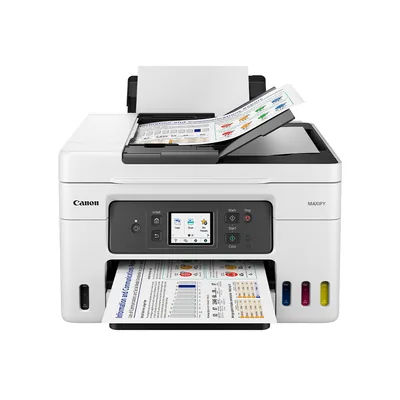 CANON Equipo Multifuncion Canon Maxify GX4050 Tinta Color 18 Ppm Negro / 13 Ppm Color A4 Impresora Escaner Copiadora
