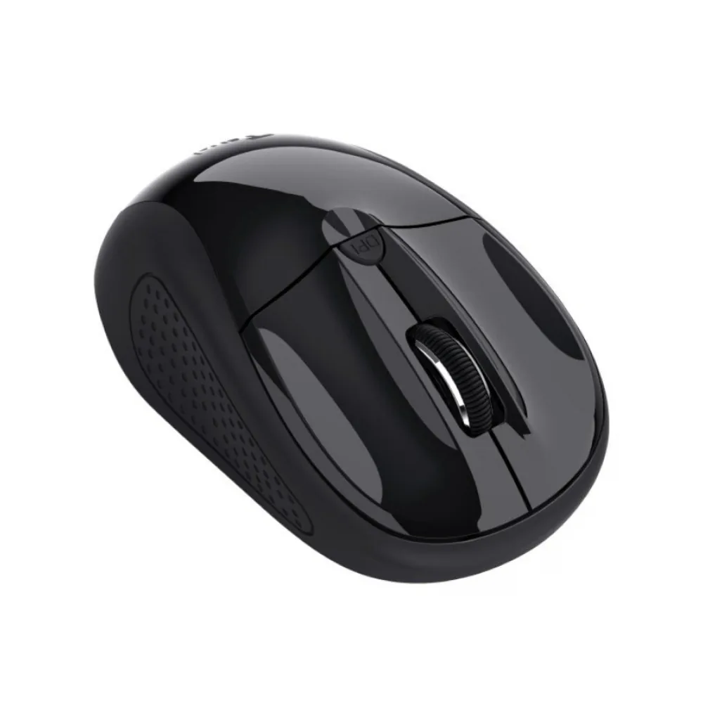 Raton Trust Basic Optico Inalambrico Eco 4 Botones 800/1600 Dpi Usb 2.0 Color Negro