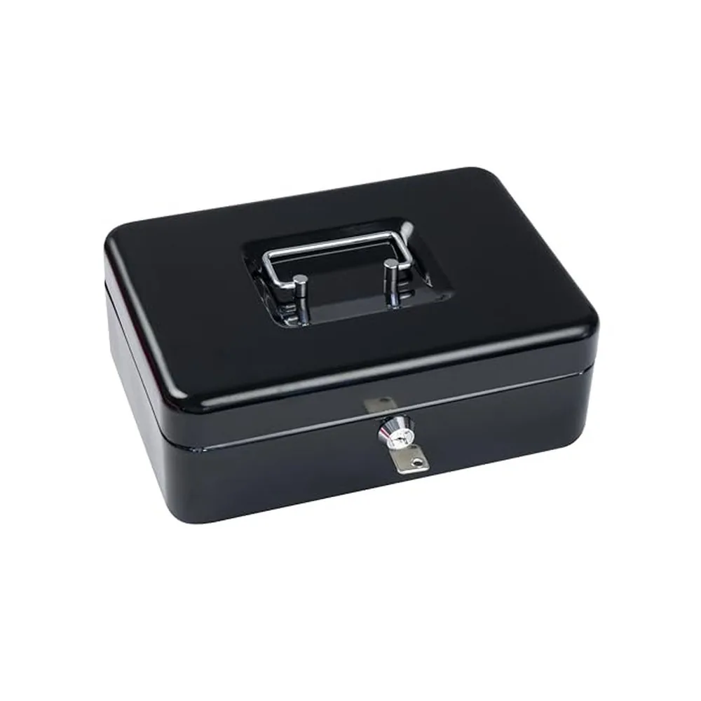 Caja de Caudales Sax con Cerradura 250X180X90 MM con Portamonedas