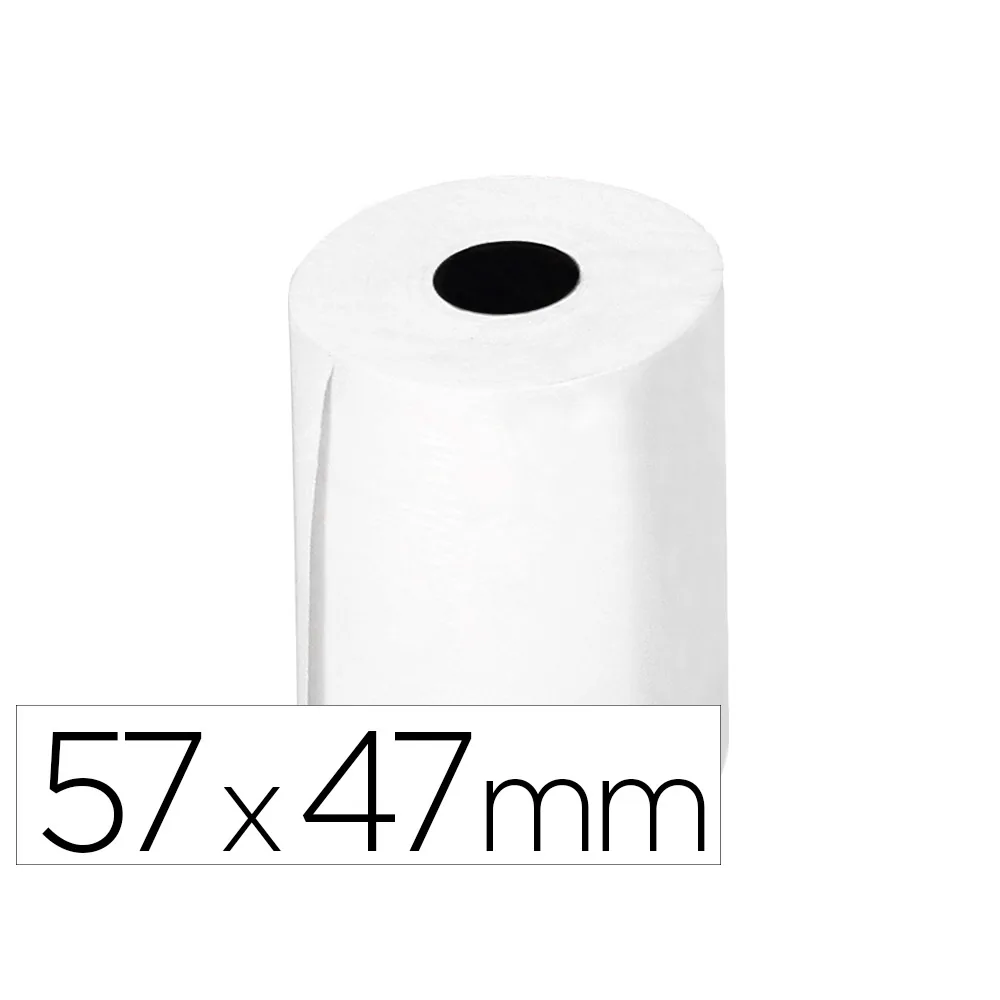 Rollo Sumadora Termico Greening 57 MM Ancho X 47MM Diametro para Tpv Sin Bisfenol a Papel de 70 G/M2