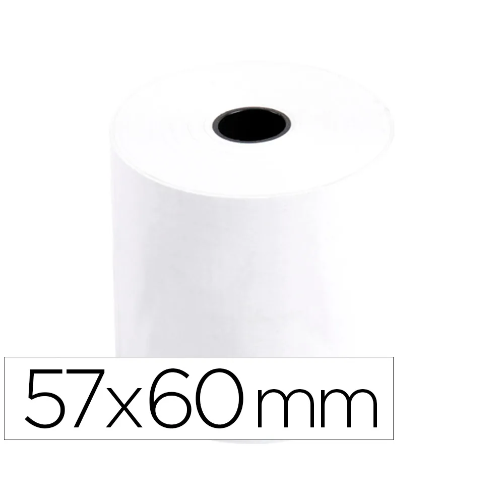 Rollo Sumadora Termico Greening 57 MM Ancho X 60 MM Diametro Sin Bisfenol a Papel de 70 G/M2
