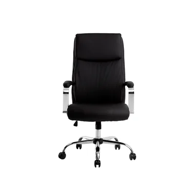 Q-CONNECT Silla Direccion Q-Connect Leo Respaldo Alto Regulable en Altura 1170 + 80 MM Alto Ancho 650 MM Profundidad 700