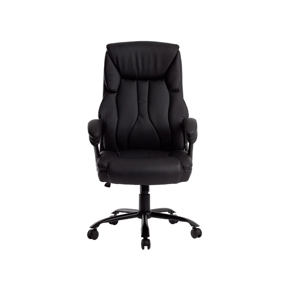 Silla Q-Connect Direccion Bolz Ano Simil Piel Base Metalica Alt Max 1260 Anc 650 Prof 730 MM Ruedas Premium Color Negro