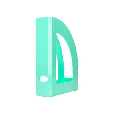 Q-CONNECT Revistero Plastico Q-Connect Color Menta 320X250X80 MM