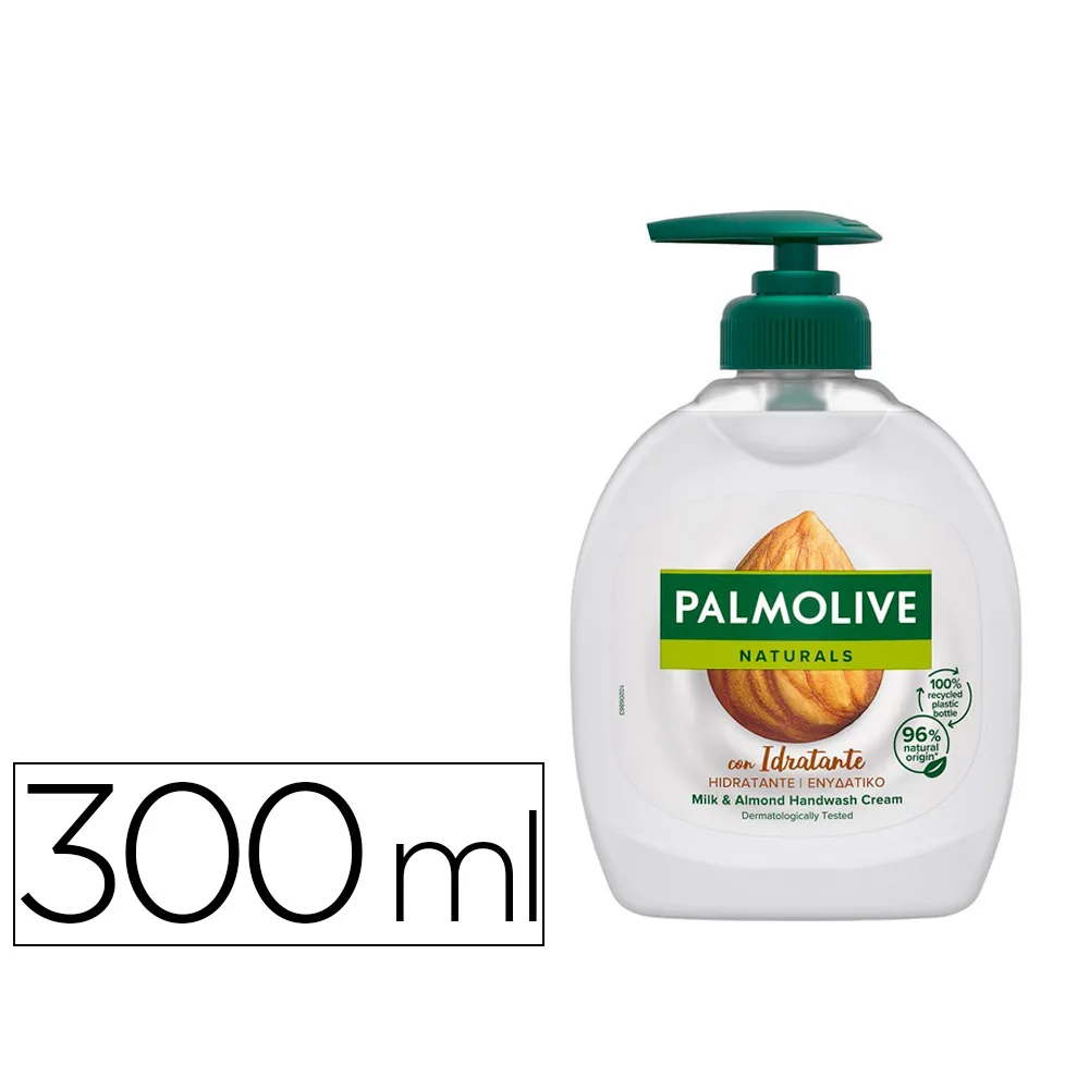Jabon Liquido Lavamanos Palmolive Crema Leche de Almendra Bote de 300 ML