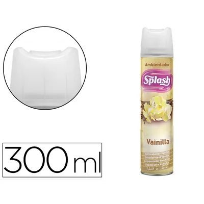 SPLASH Ambientador Spray Splash Aroma Vainilla Bote de 300 ML